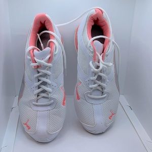 Puma Soft Foam White / Coral Sneakers 8.5